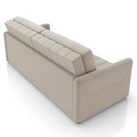 Sofá Cama Casal Retrátil 2 Lugares 192cm Atlas M22 Suede Bege - Mpozenato - 7