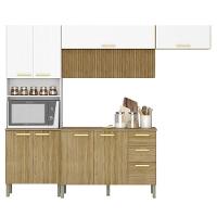 Armário De Cozinha 5 Peças Urban03 Balcão Com Tampo 120cm K02 Freijó/supremo - Mpozenato - 1