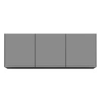 Armário De Cozinha Modulado De Canto 6 Peças Cp28 Balcão Sem Tampo Preto/cinza - Lumil - 5