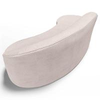 Sofá Living 3 Lugares 230cm Braço Direito Mozart D06 Linho Cru - Mpozenato - 8