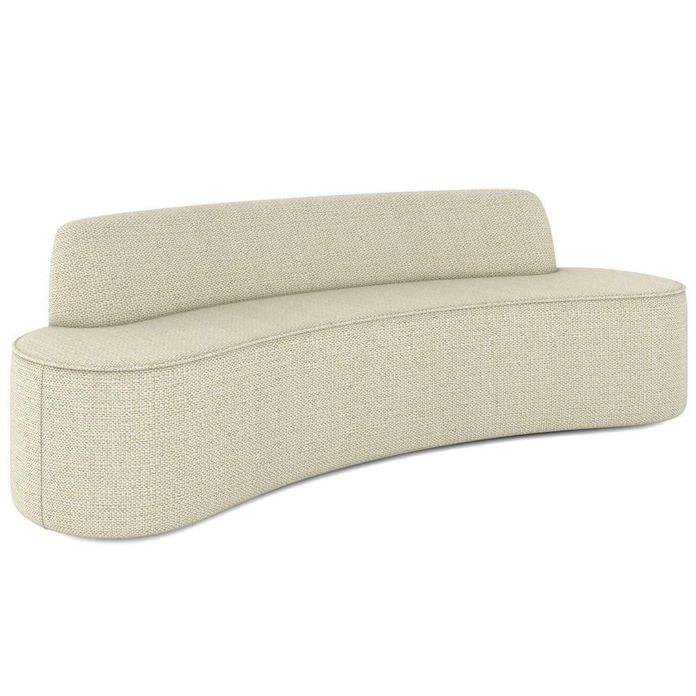 Sofá 2 Lugares Para Sala De Estar Living 150cm Koane D06 Linho Creme - Mpozenato - 1