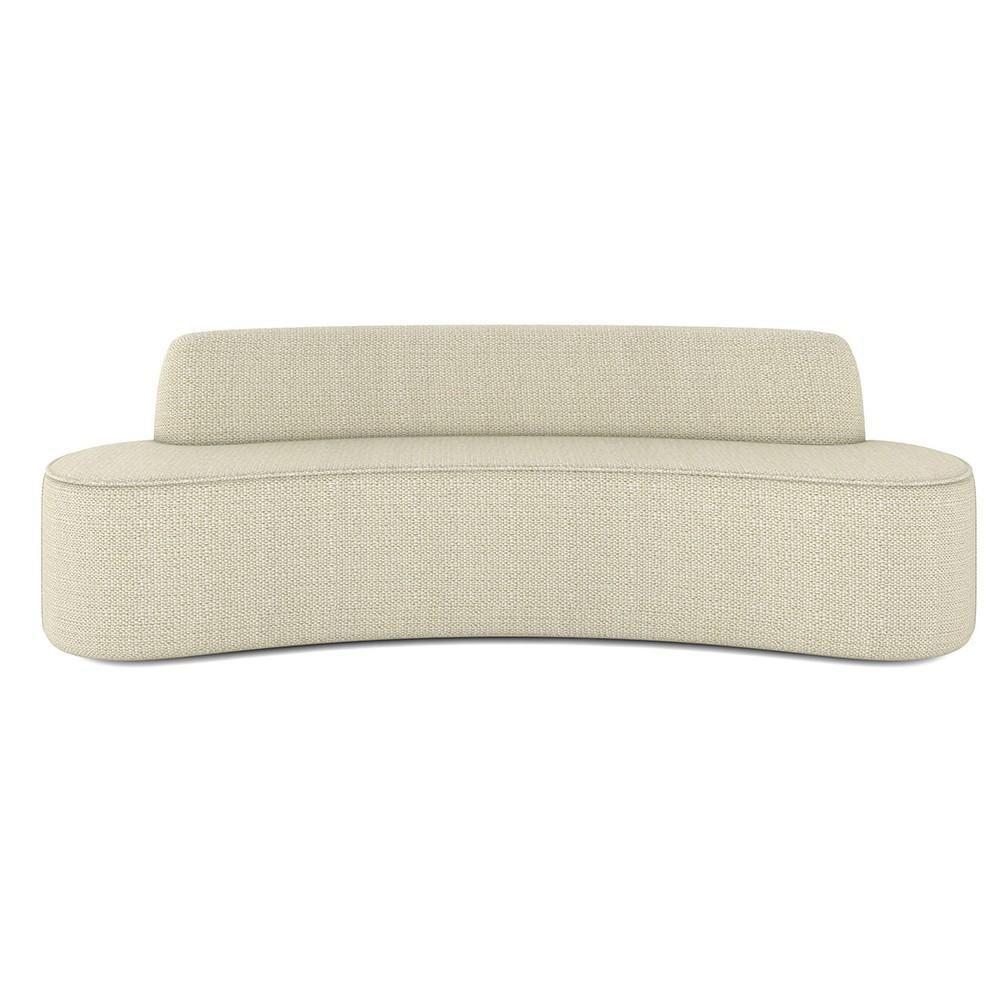 Sofá 2 Lugares Para Sala De Estar Living 150cm Koane D06 Linho Creme - Mpozenato - 3