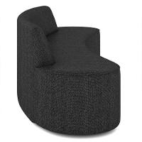 Sofá 4 Lugares Para Sala De Estar Living 230cm Koane D06 Linho Preto - Mpozenato - 5