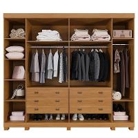 Guarda Roupa Ripado 6 Portas 6 Gavetas Arezzo Benetil Cinamomo - 3