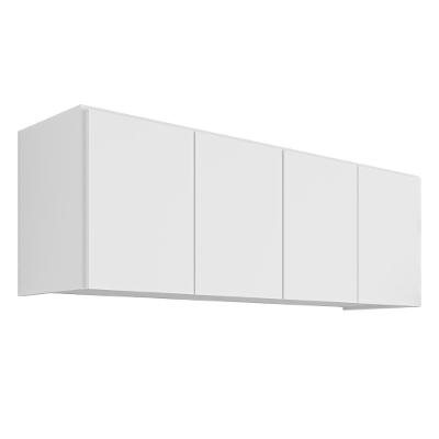 Armário De Cozinha Aéreo 118cm 4 Portas Monna Branco Z34 - Mpozenato