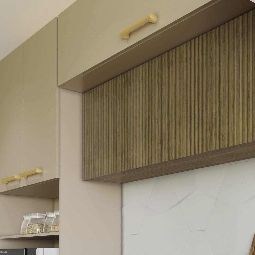 Armário De Cozinha 5 Peças Urban02 Balcão Com Pia 120cm Z06 Freijó/vanilla - Mpozenato - 6