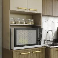 Armário De Cozinha 5 Peças Urban02 Balcão Com Pia 120cm Z06 Freijó/vanilla - Mpozenato - 9