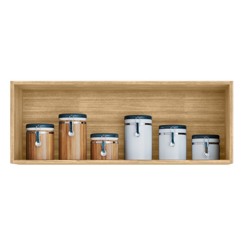 Armário De Cozinha Aéreo 80cm 1 Porta Minsk Z06 Freijó/soft - Mpozenato - 4