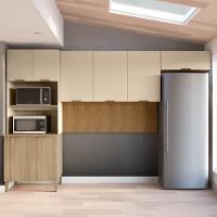 Armário De Cozinha Modulada 3 Peças Charm01 Z06 Freijó/vanilla - Mpozenato - 2