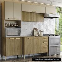 Armário De Cozinha 5 Peças Urban04 Balcão Sem Tampo 120cm Z06 Freijó/vanilla - Mpozenato - 2