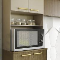 Armário De Cozinha 5 Peças Urban04 Balcão Sem Tampo 120cm Z06 Freijó/vanilla - Mpozenato - 9