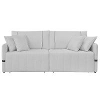 Sofá Cama Retrátil 220cm Essence D05 Linho Cinza/preto - Mpozenato - 6