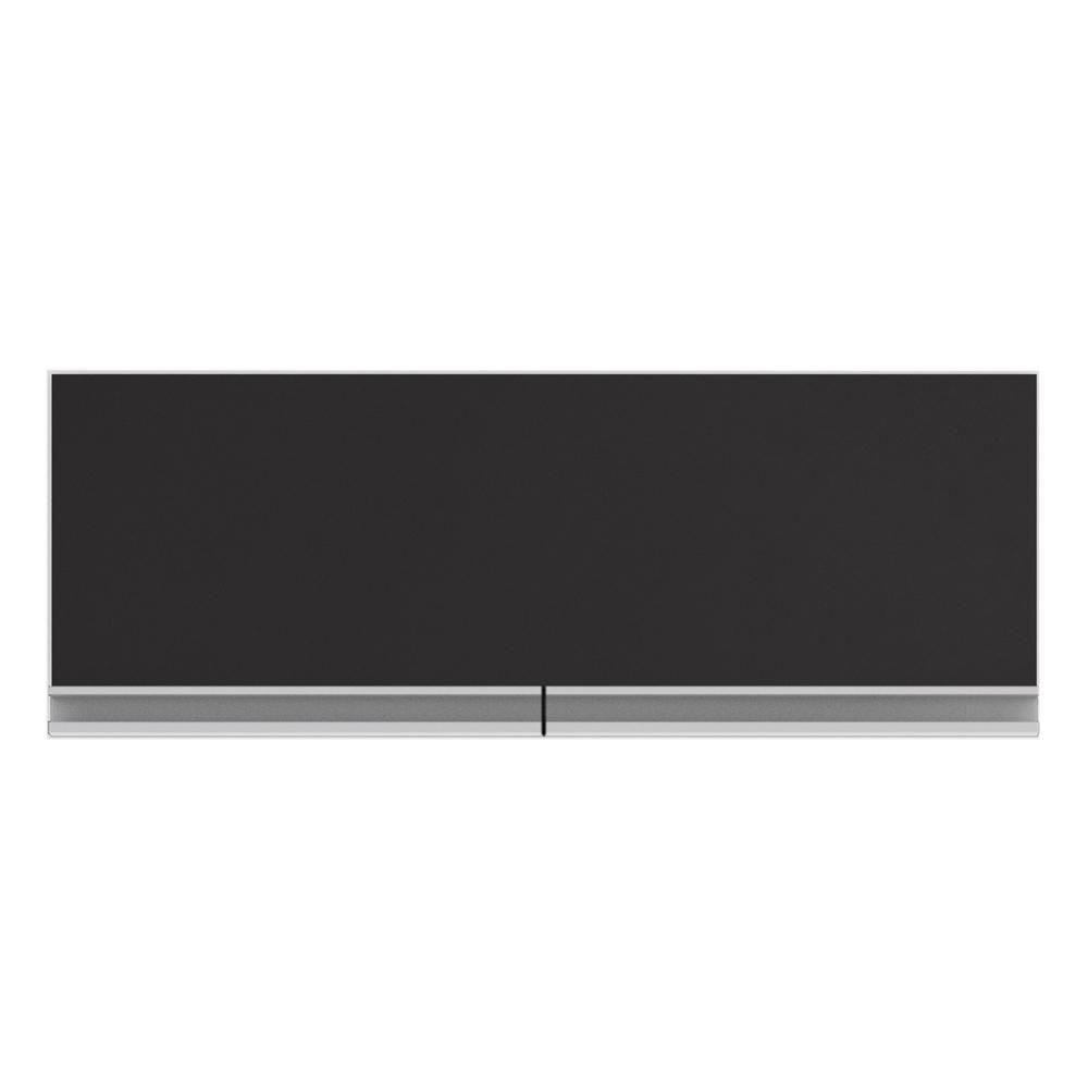 Armário De Cozinha Modulado De Canto 8 Peças Cp25 Balcão Sem Tampo Branco/preto - Lumil - 10