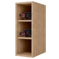 Armário De Cozinha Modulado De Canto Esquerdo 5 Peças Cp52 Balcão Sem Tampo Castanho/preto - Lumil - 9