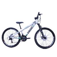 Bicicleta Viking X Tuff 25/30 Aro 26 Freio A Disco Mec 21v Cambios Importados Branco Verde - 1