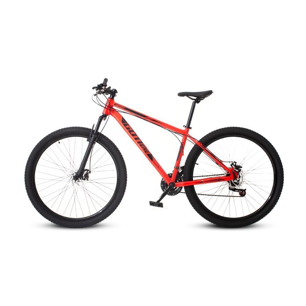 Bicicleta Aro 29 Alumínio Gott Freios A Disco Suspensão 21v Vermelho Preto - 4