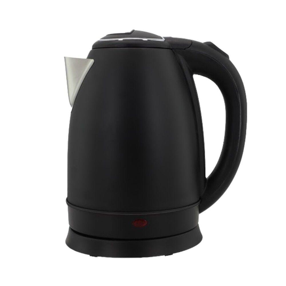 Chaleira Elétrica 1,8l Em Inox Preta 220v 1500w Rápida Fervura - 2