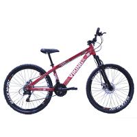 Bicicleta Viking X Tuff 25/30 Aro 26 Freio A Disco 21 V Cambios Importados Vermelho - 1