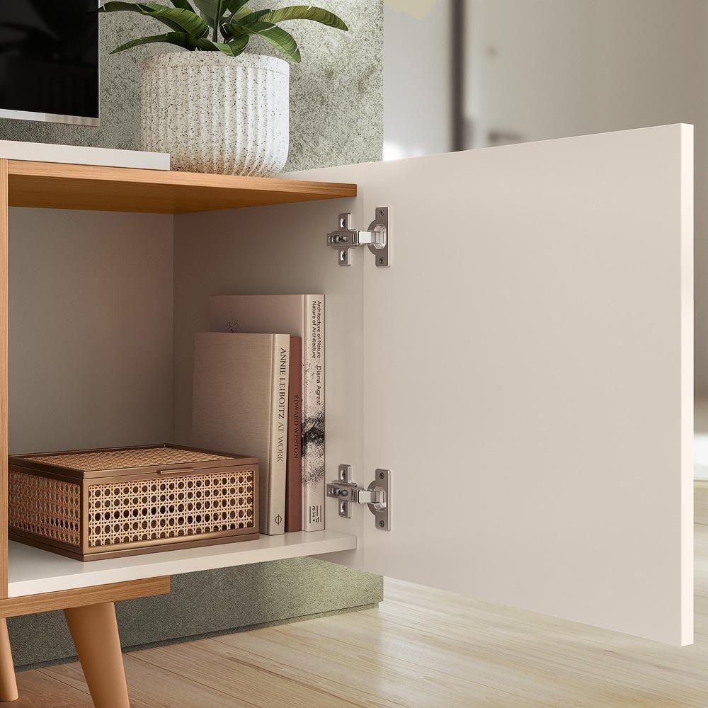 Bancada River Para Tv Até 55 2 Portas - Colibri - Off White Matte - Frejo Off White Matte - Frejo - 7