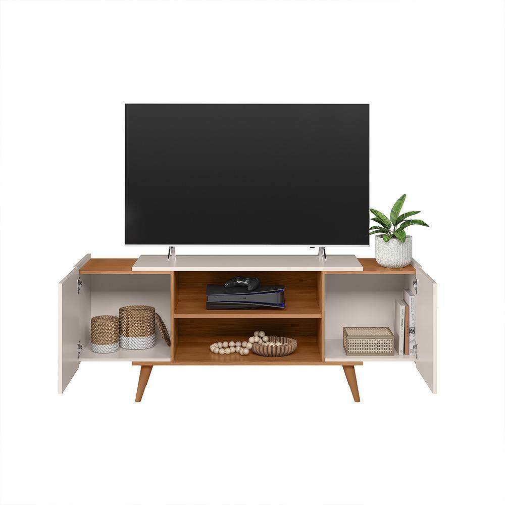 Bancada River Para Tv Até 55 2 Portas - Colibri - Off White Matte - Frejo Off White Matte - Frejo - 8