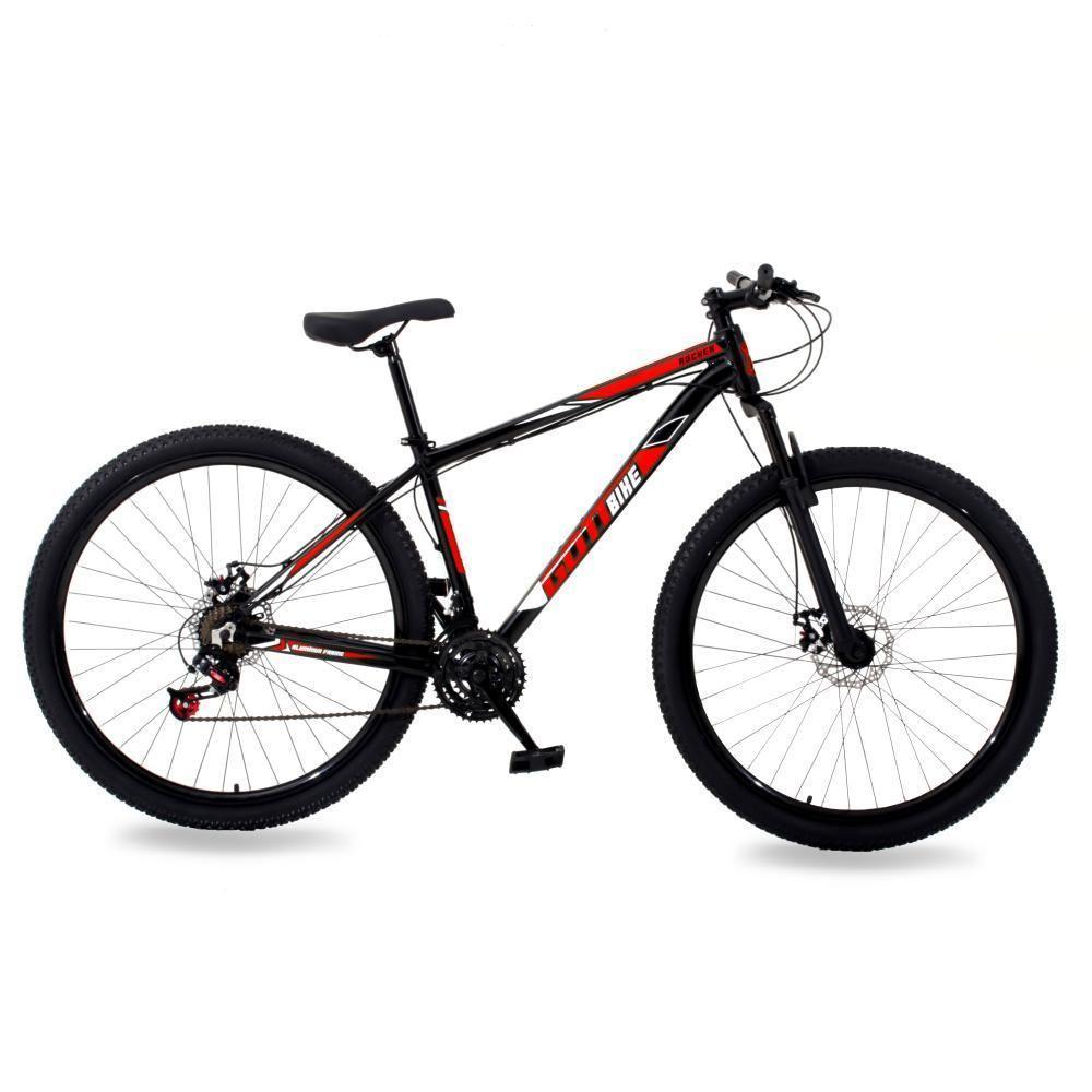 Bicicleta Aro 29 Alumínio Gott Rocker Freios A Disco Suspensão 21v 19 Preto Vermelho - 2