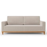 Sofá Living 180cm 3 Lugares Kayrós D05 Boucle Bege - Mpozenato - 6