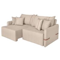 Sofá Cama Retrátil 220cm Essence D05 Linho Bege/camel - Mpozenato - 2