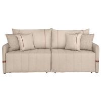 Sofá Cama Retrátil 220cm Essence D05 Linho Bege/camel - Mpozenato - 6