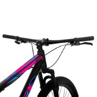 Bicicleta Aro 29 Alumínio Gott Rocker Freios A Disco Suspensão 21v 19 Preto Rosa Azul - 4
