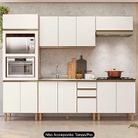 Armário De Cozinha 5 Peças Sem Tampo Jany N03 Carvalho/off - Mpozenato - 2