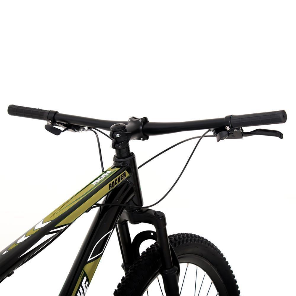 Bicicleta Aro 29 Alumínio Gott Rocker Freios A Disco Suspensão 21v 15.5 Preto Dourado - 3