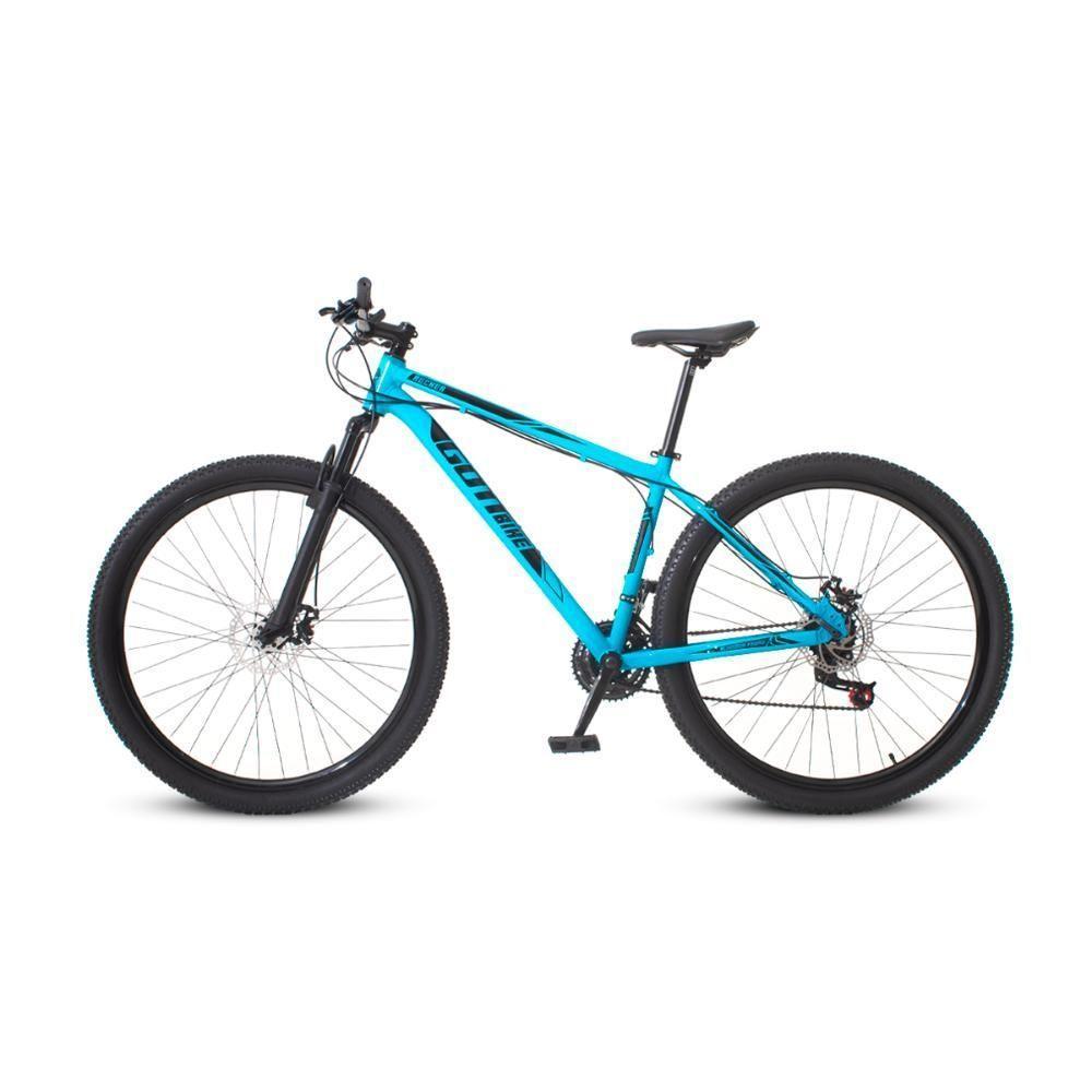 Bicicleta Aro 29 Alumínio Gott Freios A Disco Suspensão 21v Azul Preto - 2