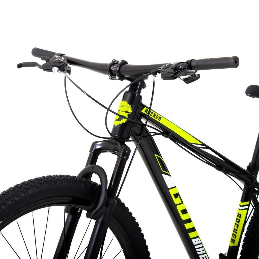 Bicicleta Aro 29 Alumínio Gott Rocker Freios A Disco Suspensão 21v 19 Preto Amarelo - 4