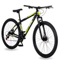 Bicicleta Aro 29 Alumínio Gott Rocker Freios A Disco Suspensão 21v 19 Preto Amarelo - 1