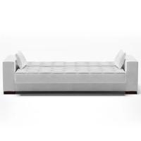 Sofá Cama Para Sala De Estar Lisboa Couríssimo Branco - Ibiza - 6