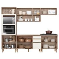 Armário De Cozinha 5 Peças Com Tampo Jany N03 Carvalho/off - Mpozenato - 5