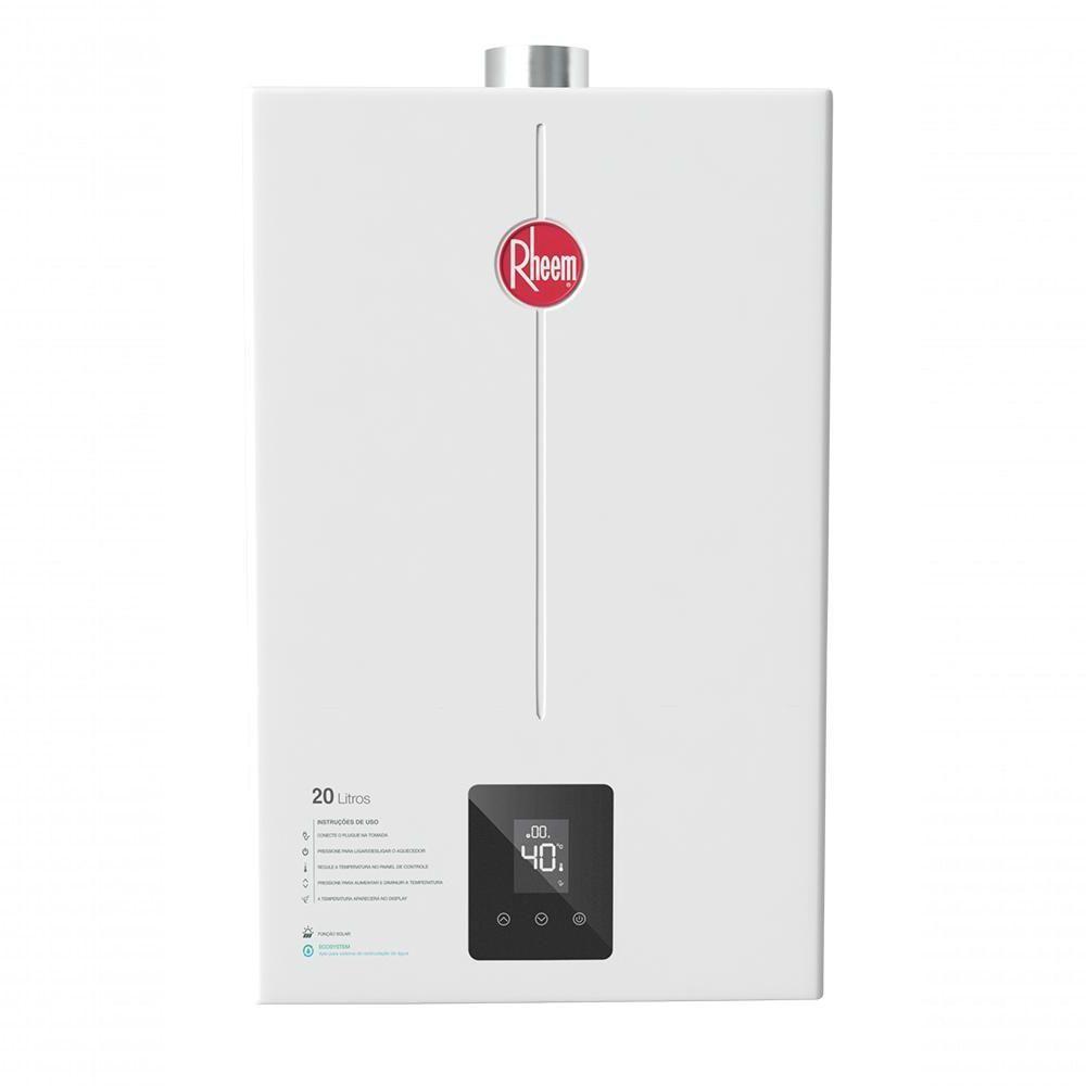 Kit Aquecedor 20 Litros Glp Bivolt + Bomba 120W 127V Rheem - 3