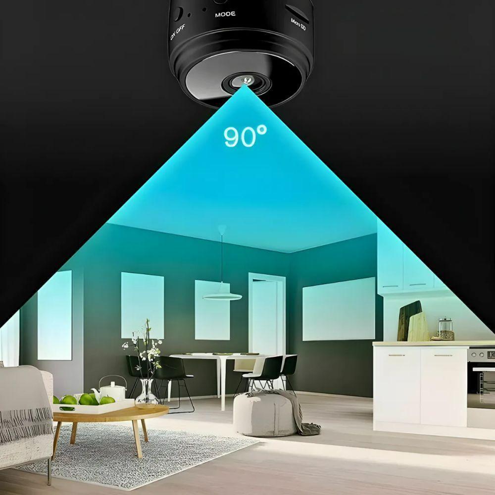 Mini Câmera Espiã A9 Wifi Sensor Visão Noturna - 5