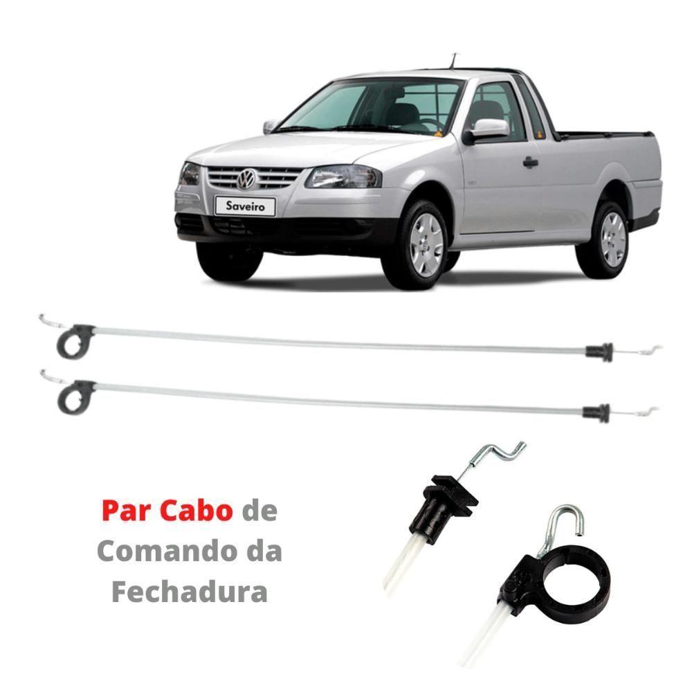 Par Cabo Comando Aciona Fechadura Dianteira Saveiro 97 A 05 - 1