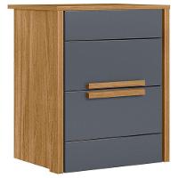 Mesa De Cabeceira Ambiente Dhara Freijó Cinza - Moval - 4