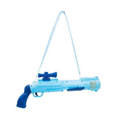 Arma Bolas Sabão Maquina Eletrica Brinquedo Lança Bolhas azul