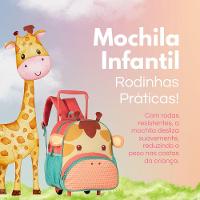 Mochila Infantil Escolar De Com Rodinha Girafas Diversão E Praticidade Para Os Pequenos - 2