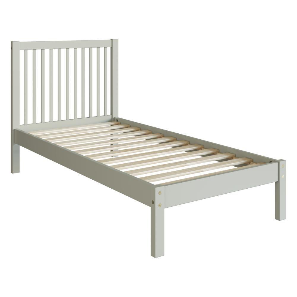 Cama De Solteiro De Madeira Maciça Para Colchão 88x188cm Multimóveis Cr35277 Verde Frost - 3