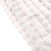 Manta Buettner Casal Microfibra 100% Poliéster Flannel Aspen 2,20mx2,40m Branco - 3