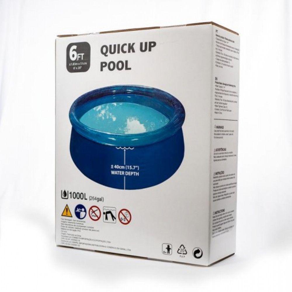Piscina Inflável Disapel 1000 Litros Azul - 1