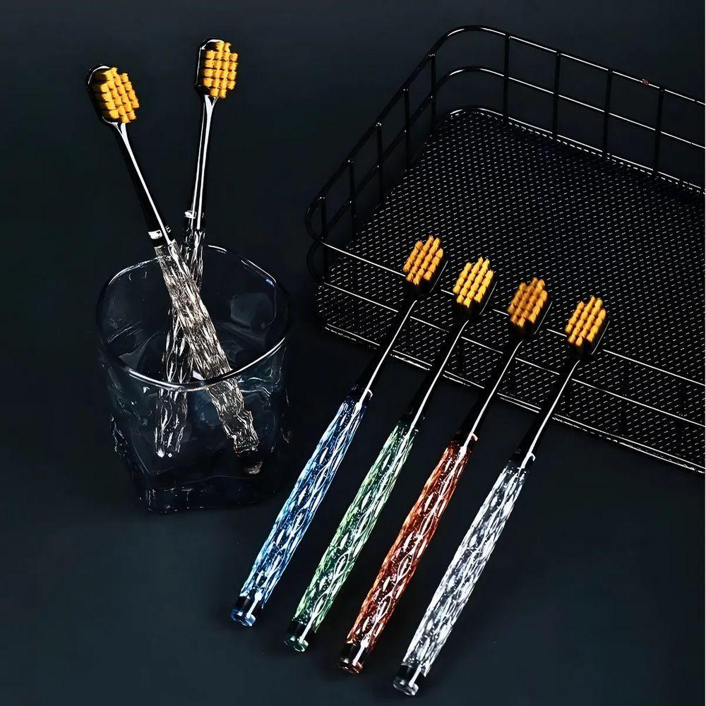 Kit 3 Escovas De Dente Com Cabo De Cristal - 7