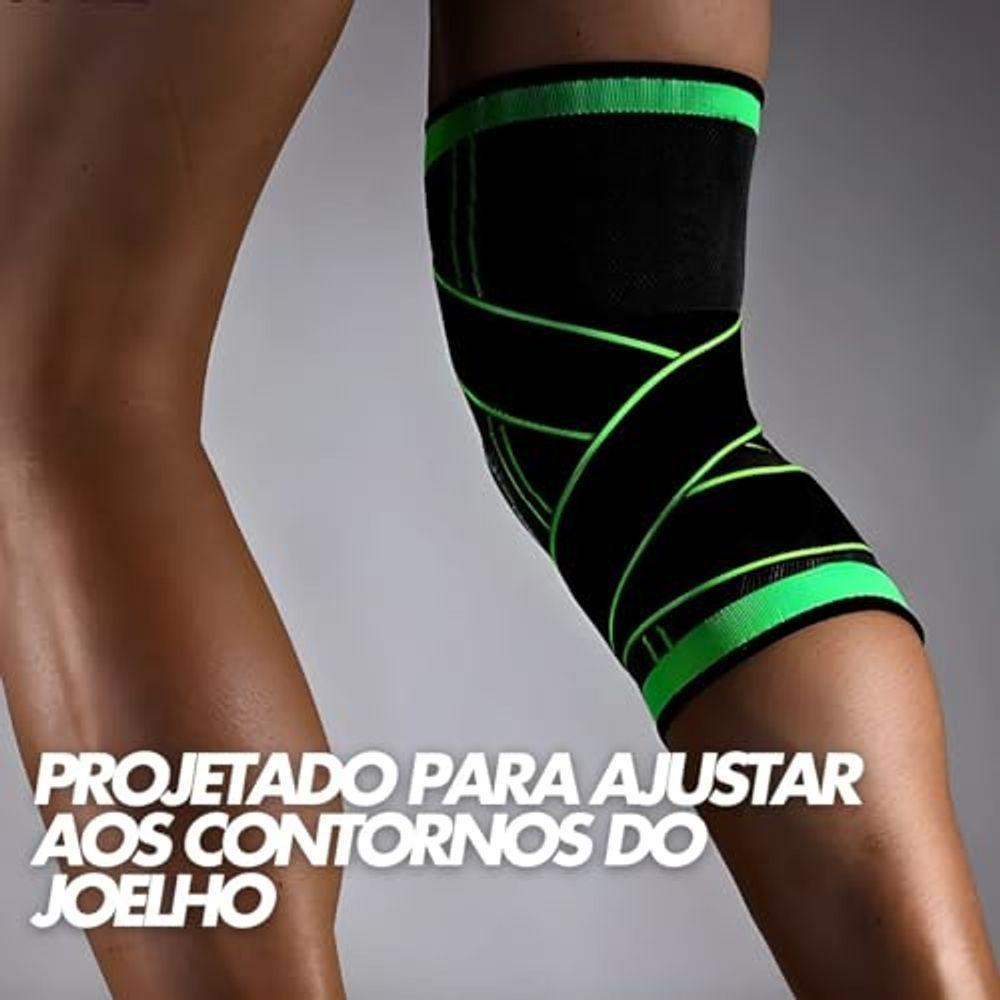 Joelheira De Compressão Com Bandagem Elástica Estabilidade - 6