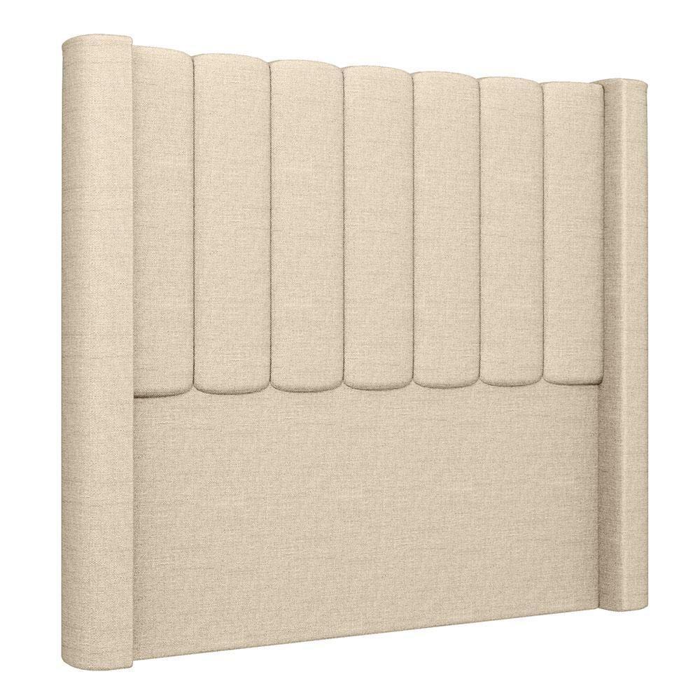 Cabeceira Casal King Cama Box 195cm Claire I02 Linho Bege - Mpozenato - 1