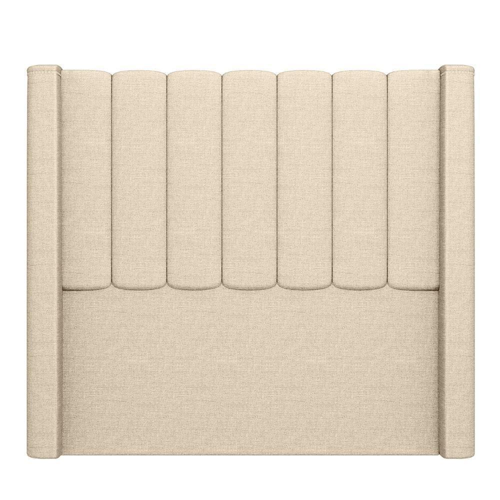 Cabeceira Casal King Cama Box 195cm Claire I02 Linho Bege - Mpozenato - 6