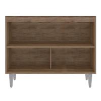 Balcão De Cozinha 100cm Sem Tampo Julia Z34 Freijó-preto - Mpozenato - 5